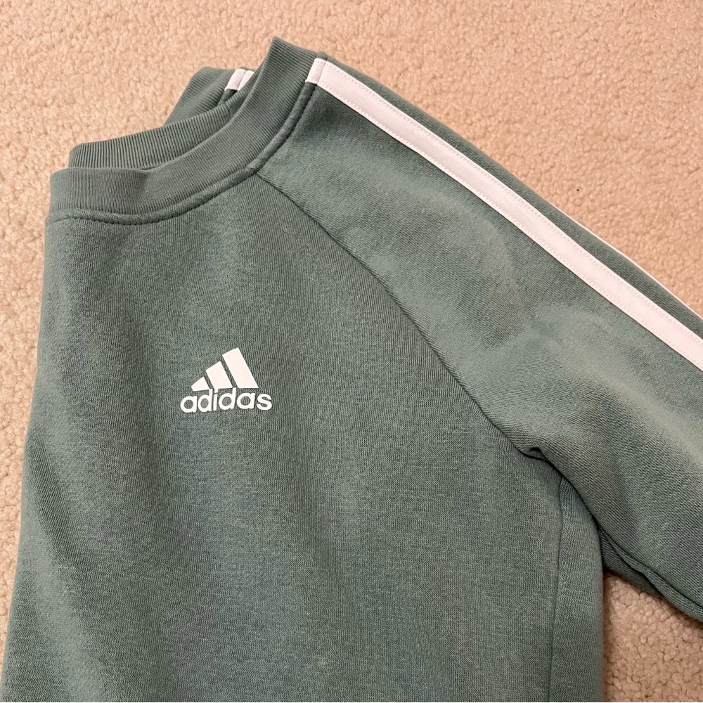 Cute green adidas crewneck!